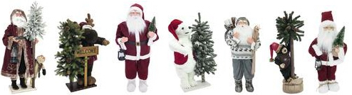 Vánoční figuríny - santa claus
