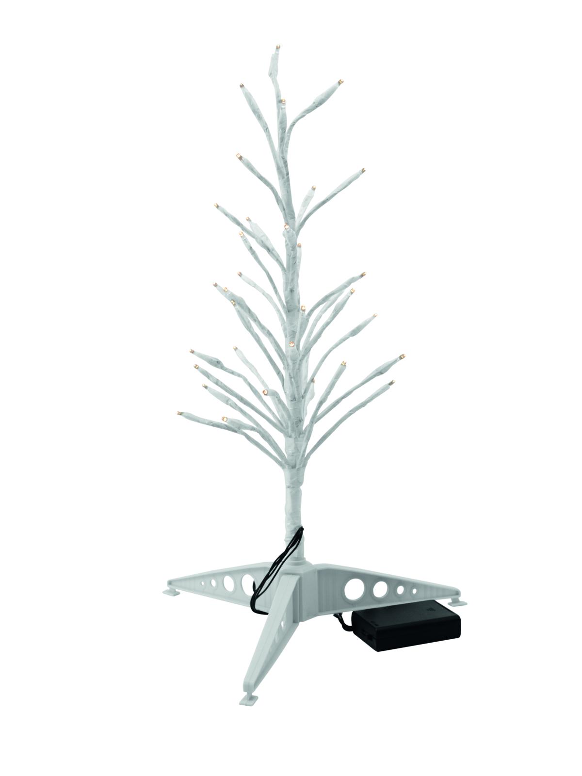 Designový vánoční stromeček s LED na baterky, 40cm