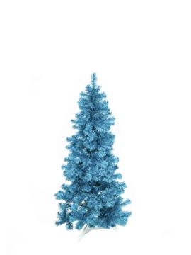 Umělý vánoční stromek jedle, metalická modrá, 180cm
