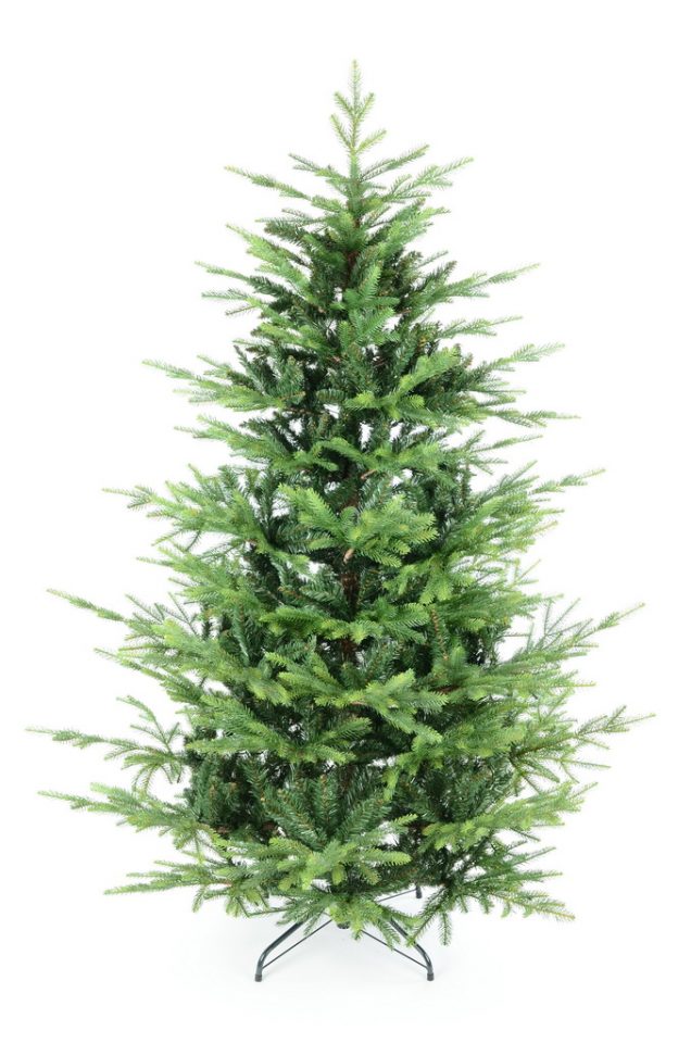 Umělý vánoční stromek smrk PE ALASKA, jehličí 2D/3D, 180cm