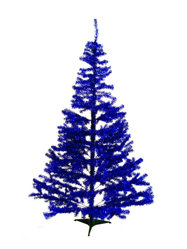 Vánoční stromek, 240 cm, modrý se stojanem