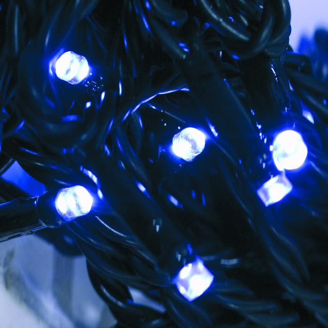 LED vánoční řetěz - girlanda, 12m 80 LED bílá