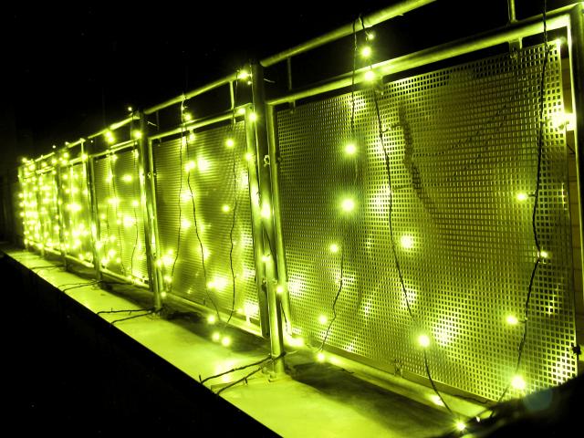 LED vánoční osvětlení 200 LED 26m, 230V, bílá teplá