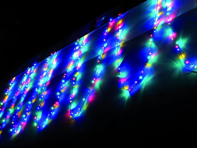 LED vánoční řetěz 200 LED 26m, 230V, multicolor RWBY