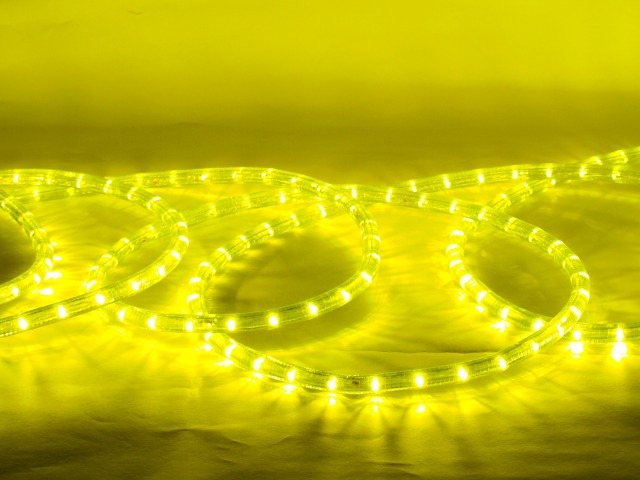 LED světelná hadice 24LED/1m, 44m, žlutý