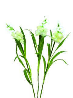 Arum bílá LED květiny, s bílými LED, 3 ks, 85 cm