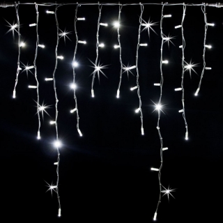 Flash LED krápník 3x1m 180 MAXI LED propojitelné venkovní, studená bílá
