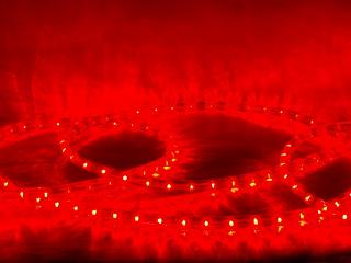 LED světelná hadice 24LED/1m, 44m, červený