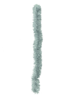 Vánoční řetěz, metalická stříbrná, 7,5 x 200cm