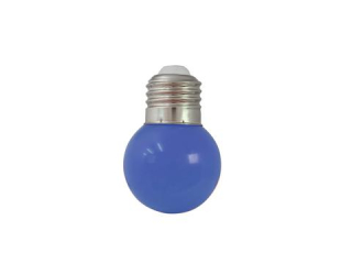 Náhradní LED žárovka 230V pro světelný řetěz, 1W, E-27, modrá