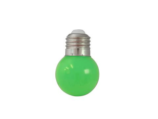 Náhradní LED žárovka 230V pro světelný řetěz, 1W, E-27, zelená