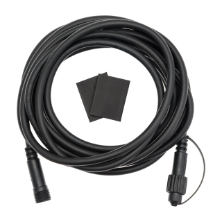 Prodlužovací kabel pro LED vánoční osvětlení PROFI 2-pin, černá 5m